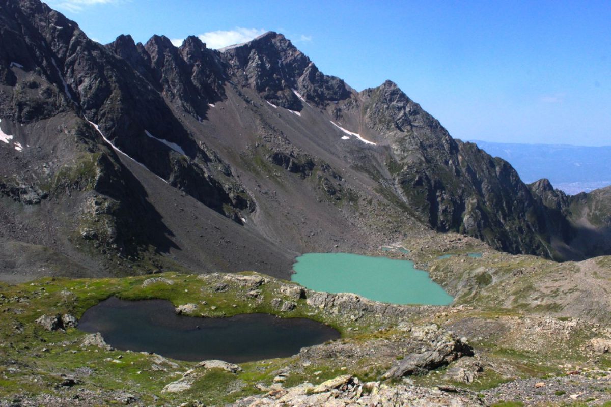 Petit lac sans nom au-dessus du Lac Blanc