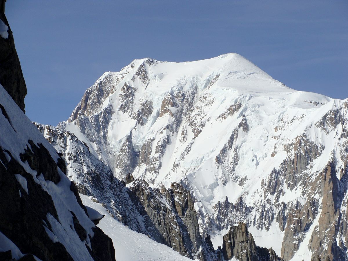 Des Périades, vue sur le Mont Blanc.