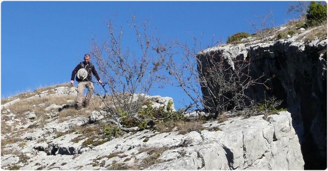 Aux abords du Gouffre des Cabornes.