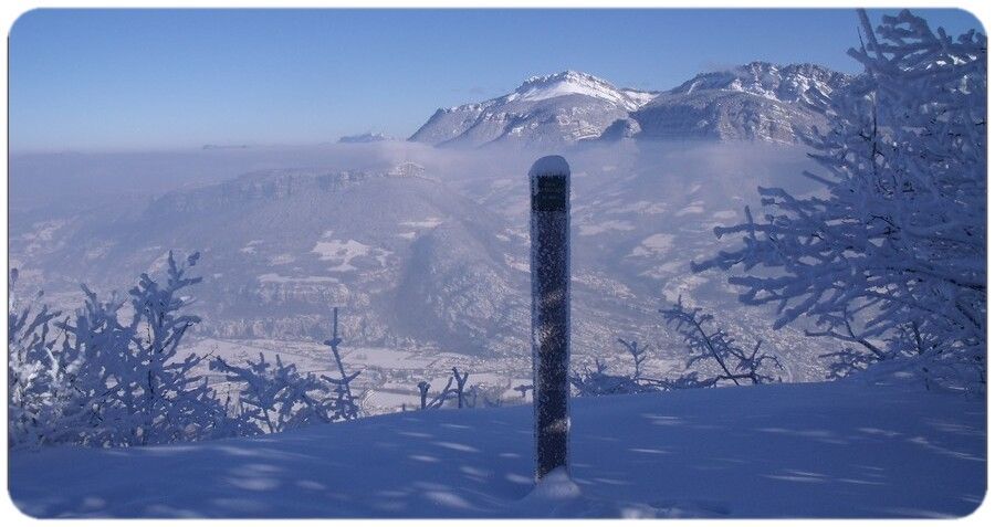 Regard sur la Vallée de l'Isère et le Voironnais