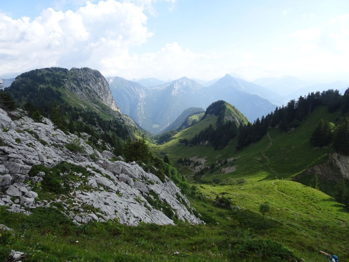 Pointe de Talamarche, vue sur le nord