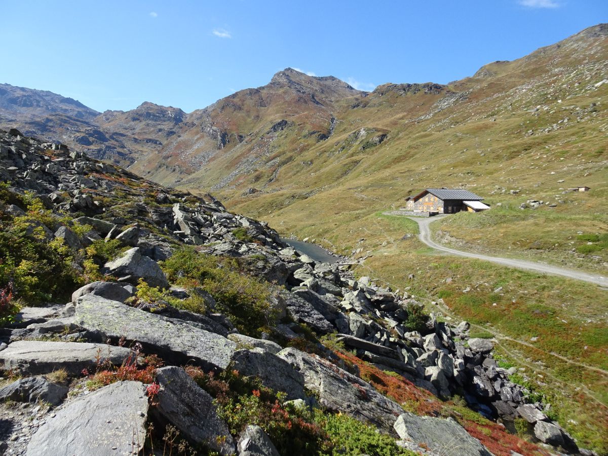 Arrivée au Lac du Lou