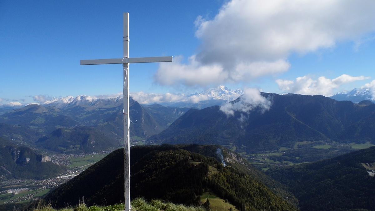 Croix de Vélan et Mont Blanc