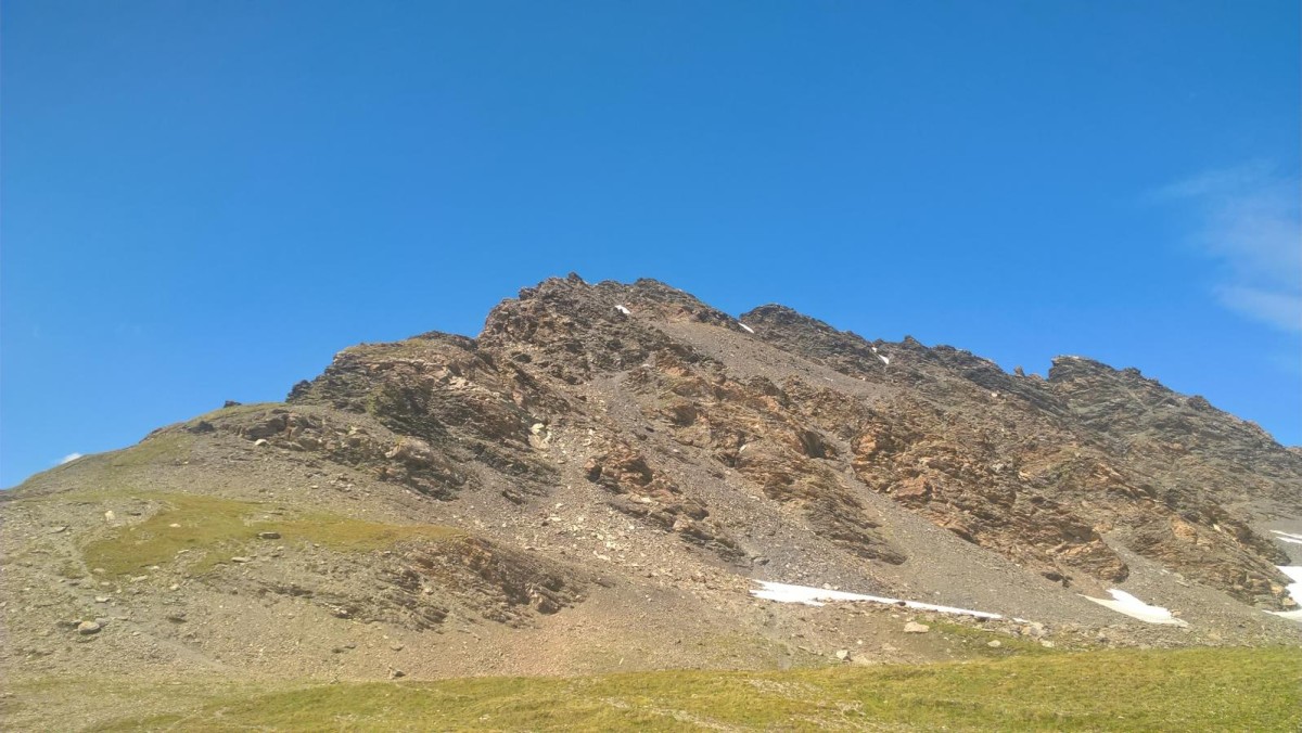 Pointe des Leissières, la première ascension de la journée, depuis le Col de l'Iseran