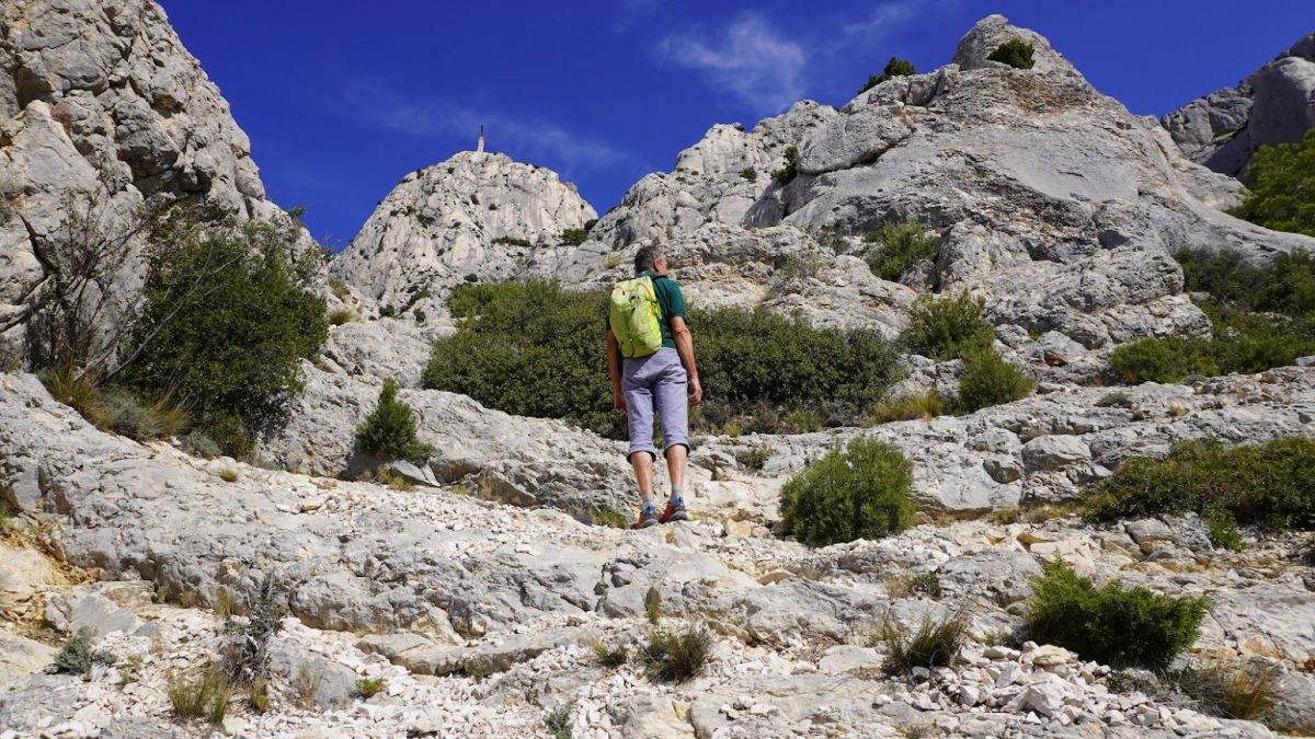 Dans la face sud de la Sainte-Victoire