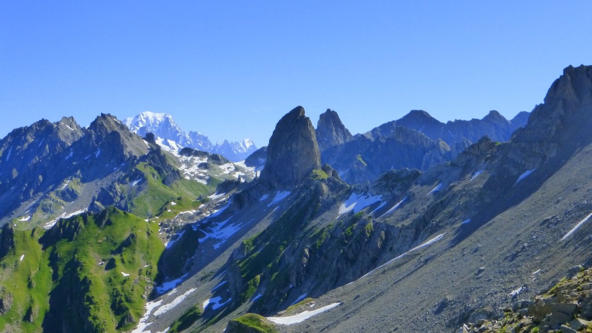 A la montée : Mont Blanc, Pierra Menta...