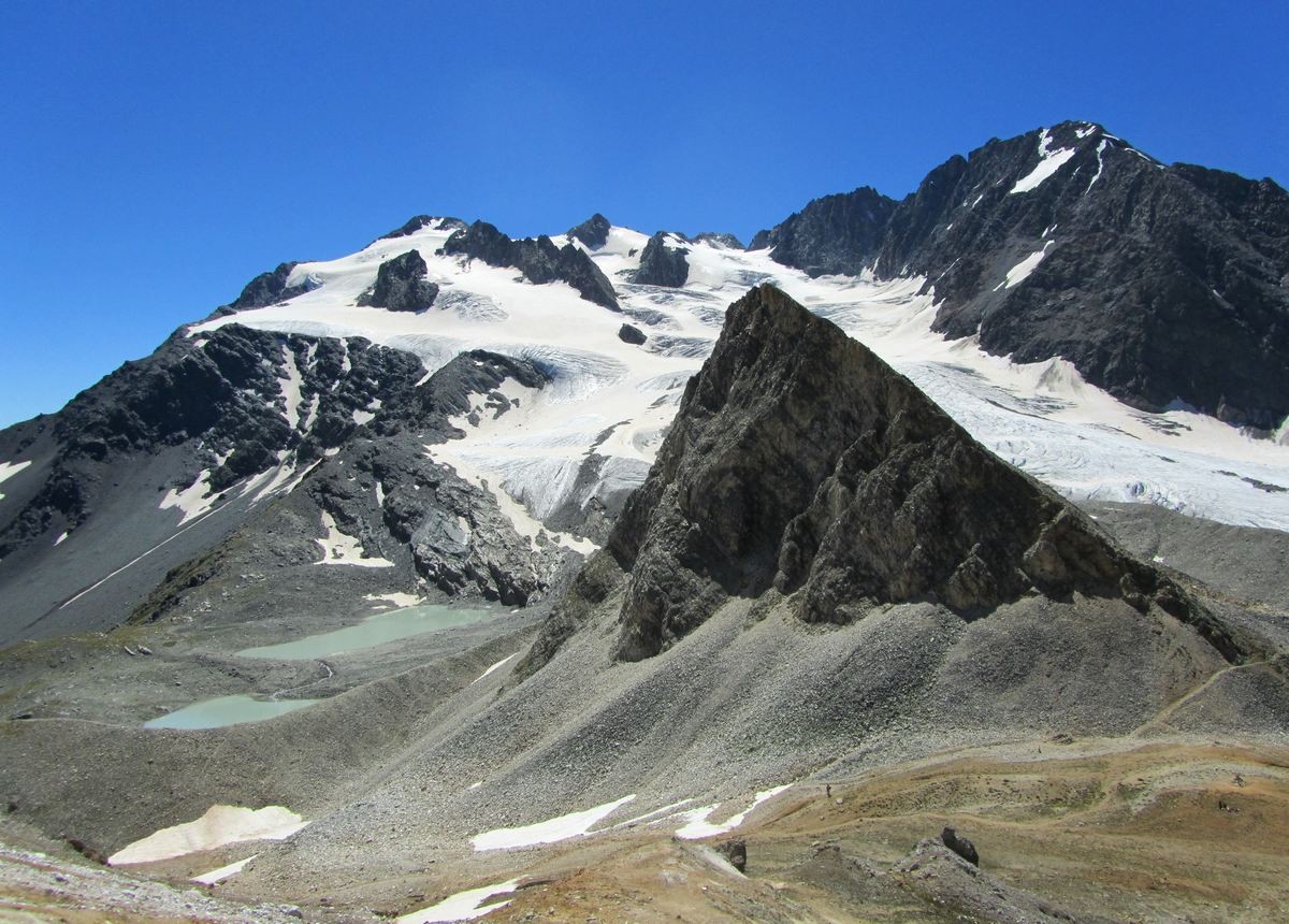 Vue sur le Glacier de Gébroulaz.