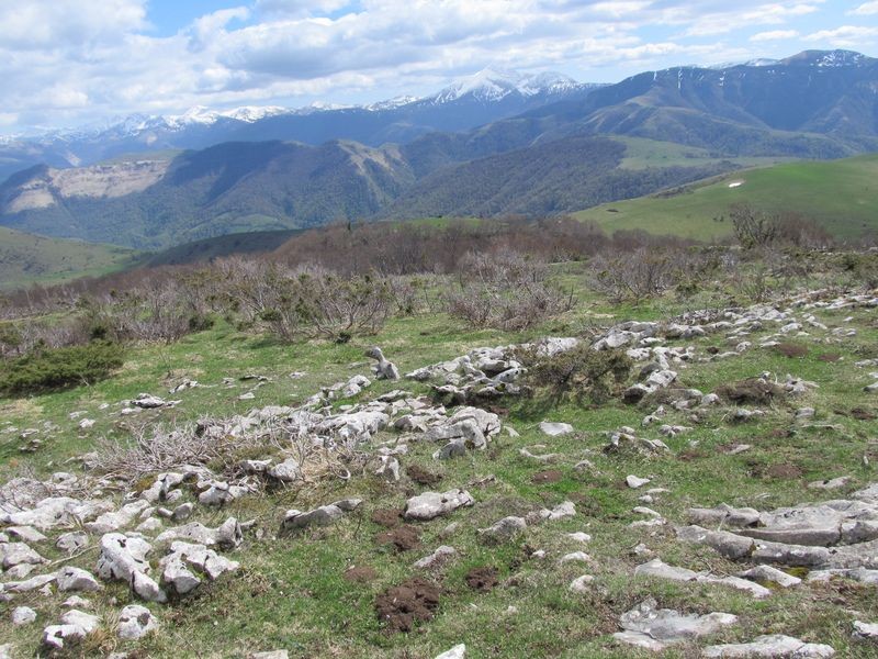 Du sommet de l 'Ihatea 1286m