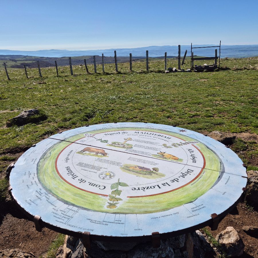 Table d'orientation du Signal de Mailhebiau