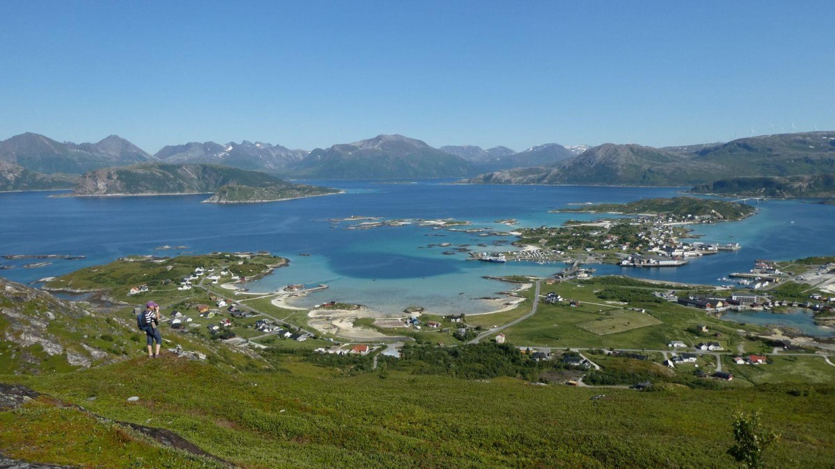 La vue magnifique sur Sommarøy.