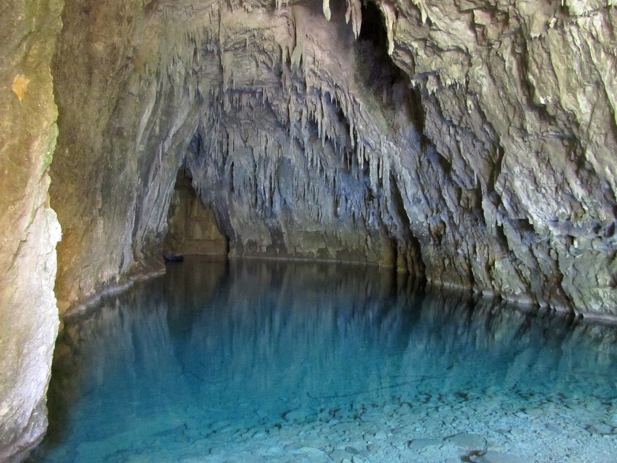 Le lac souterrain de Gournier.