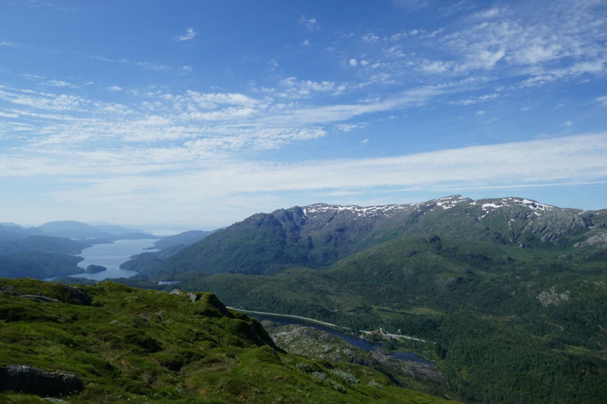 Samnangerfjorden et Gullfjellet.