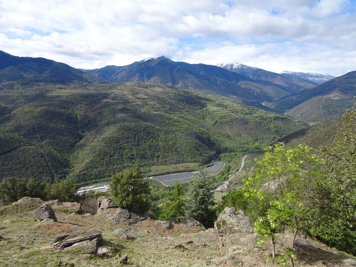 Jujols : vallée de la Têt