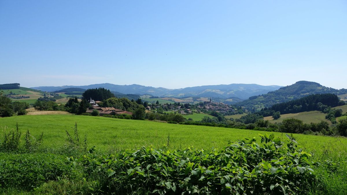 Saint-Just-d'Avray et la vallée de l'Azergues.