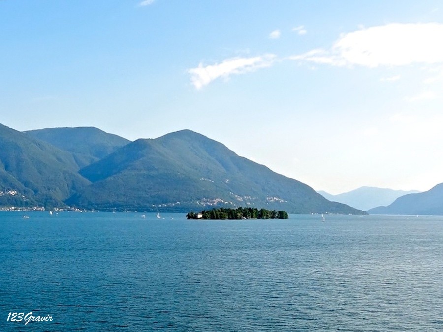 Couchant sur le Lago Maggiore