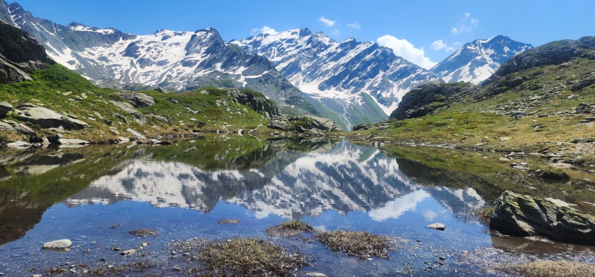 Gouille en direction du lac Longet