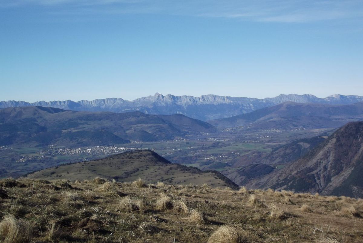 Sommet du Mont de Rousse, vers le Vercors