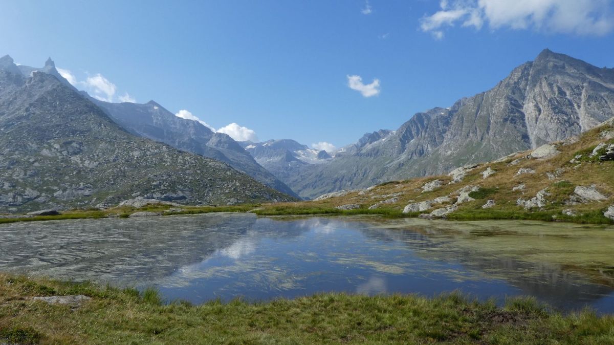 Lac Perrin face au vallon d'Ambin 