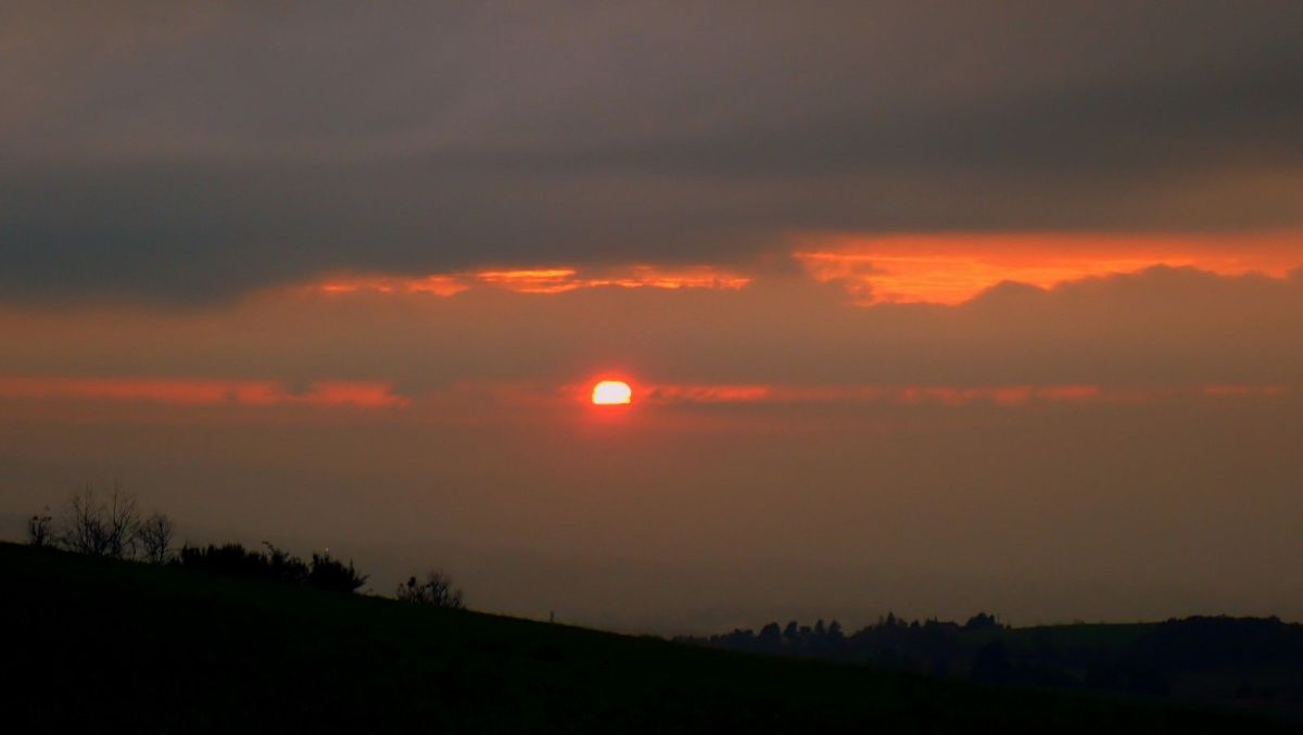 Coucher de soleil "moyen"