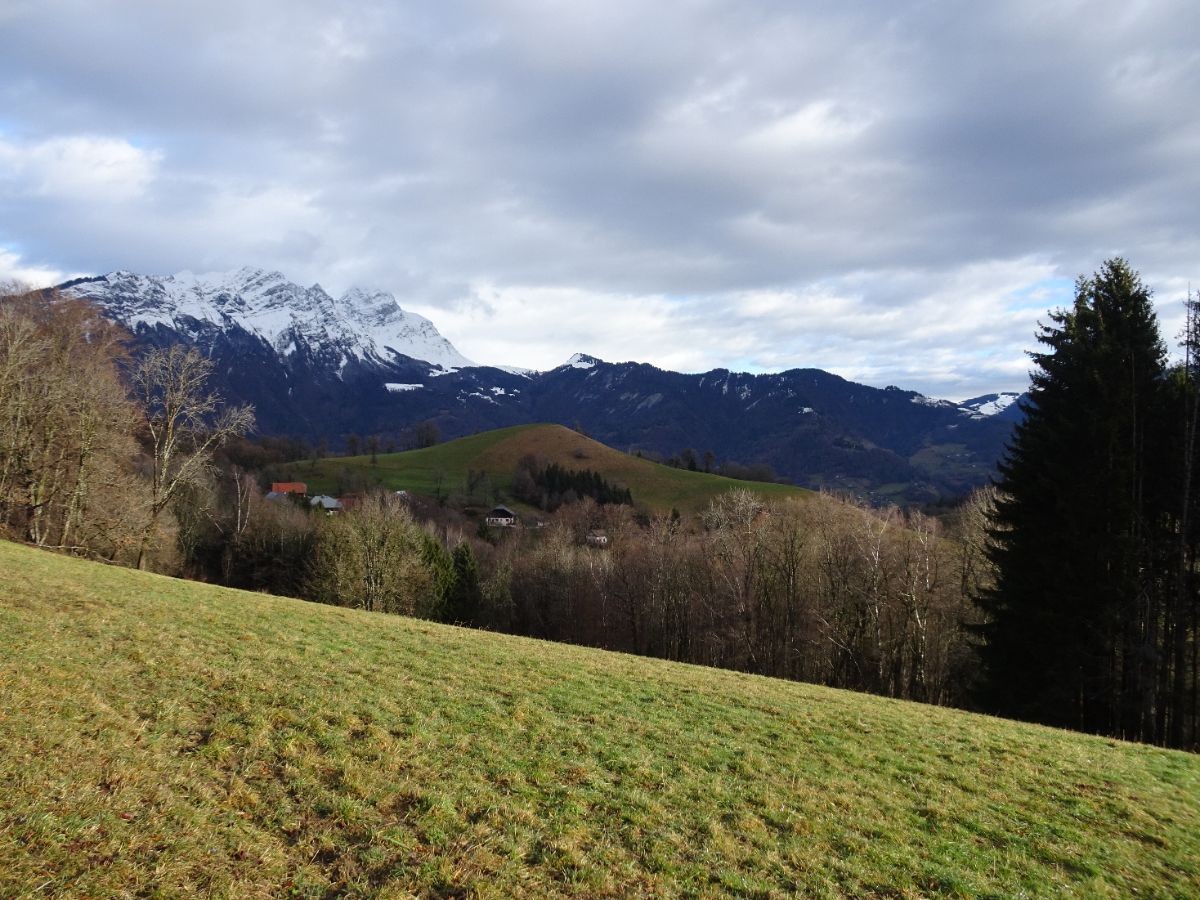 La colline du Villard vue de Chantemerle