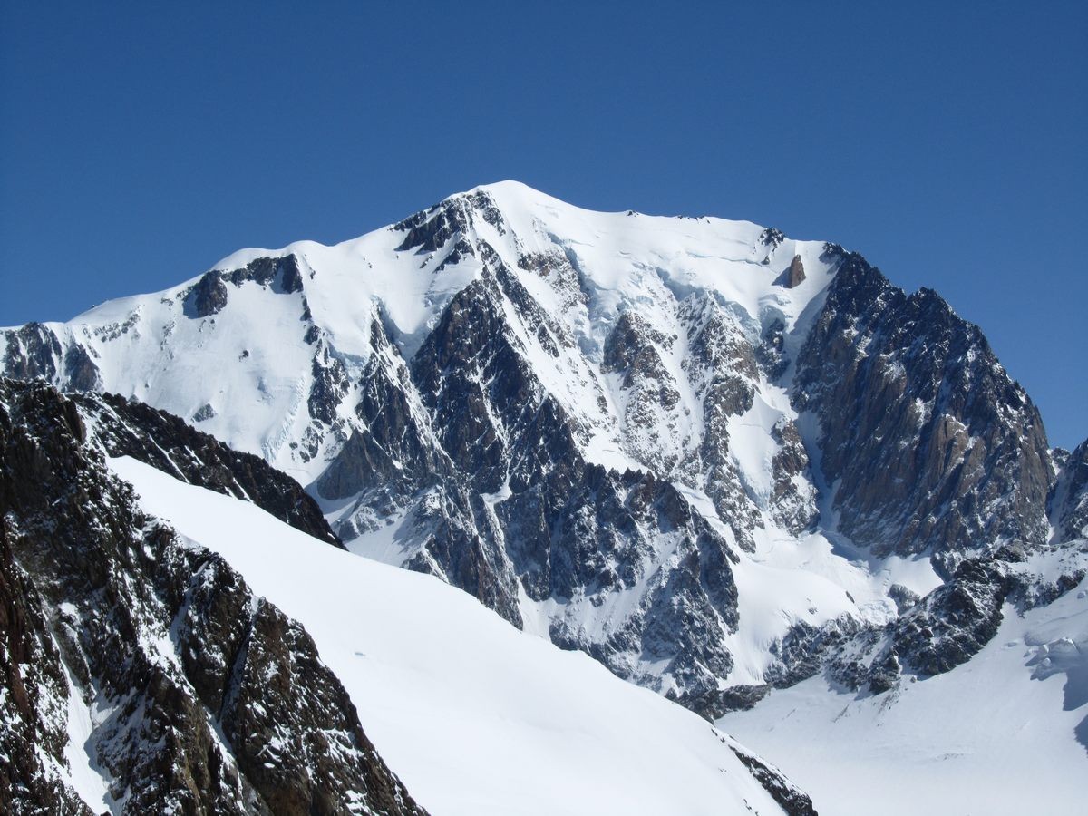 Vue imprenable sur le Mont Blanc.