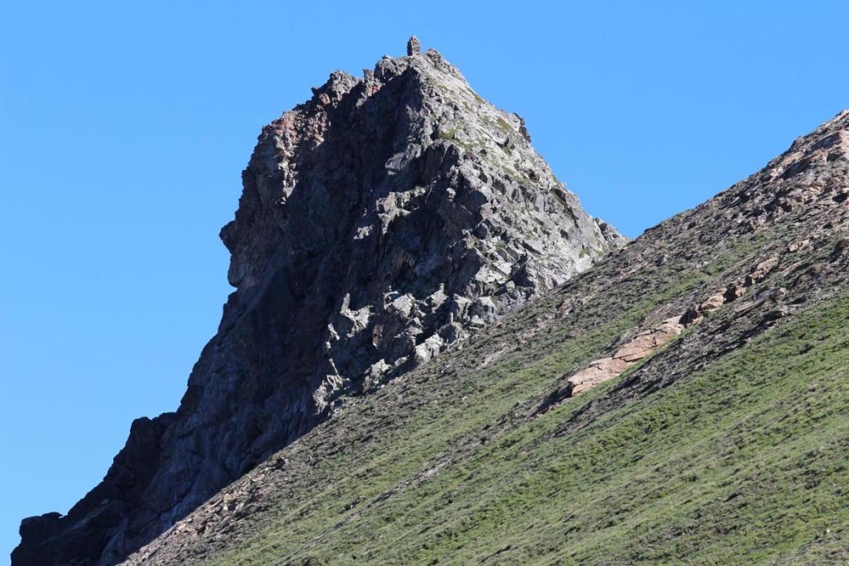 Le Mont Arbancié, vu du col de Nalbert.