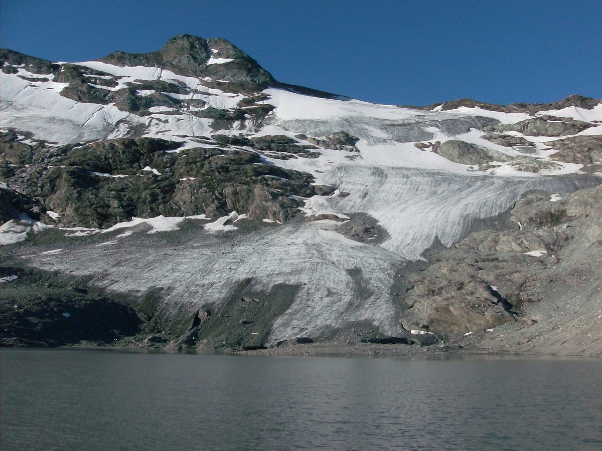 Le glacier des Fours en 2010.
