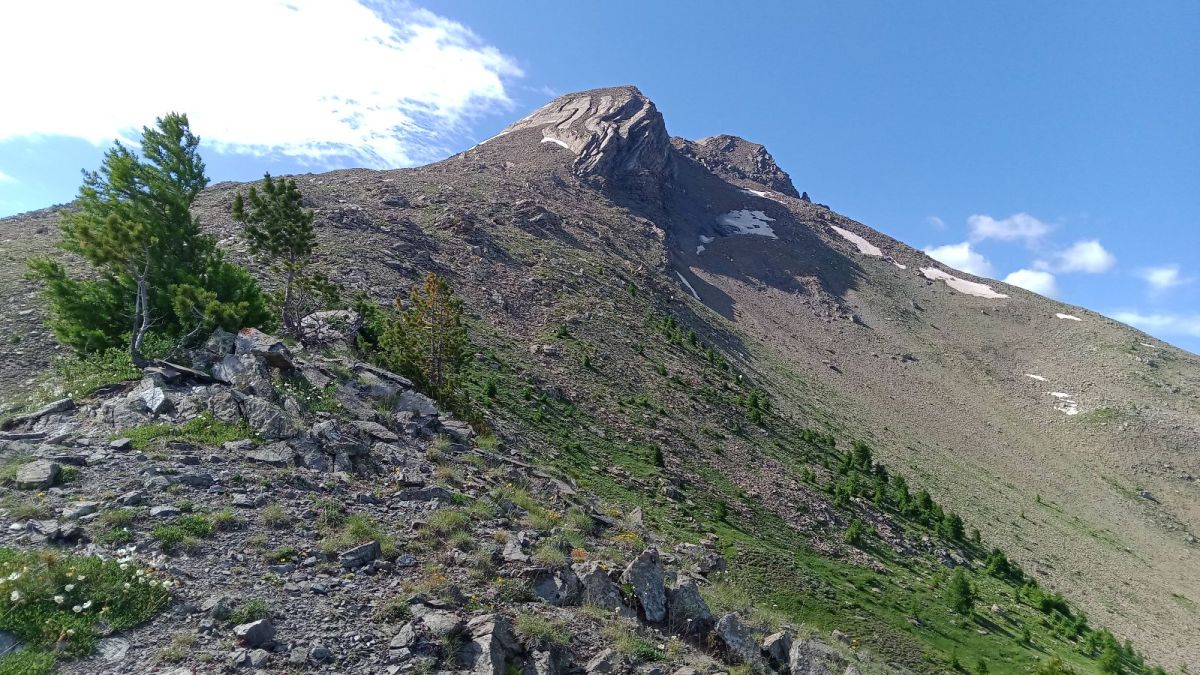 Montée le pic de Boussolenc, par sa face nord