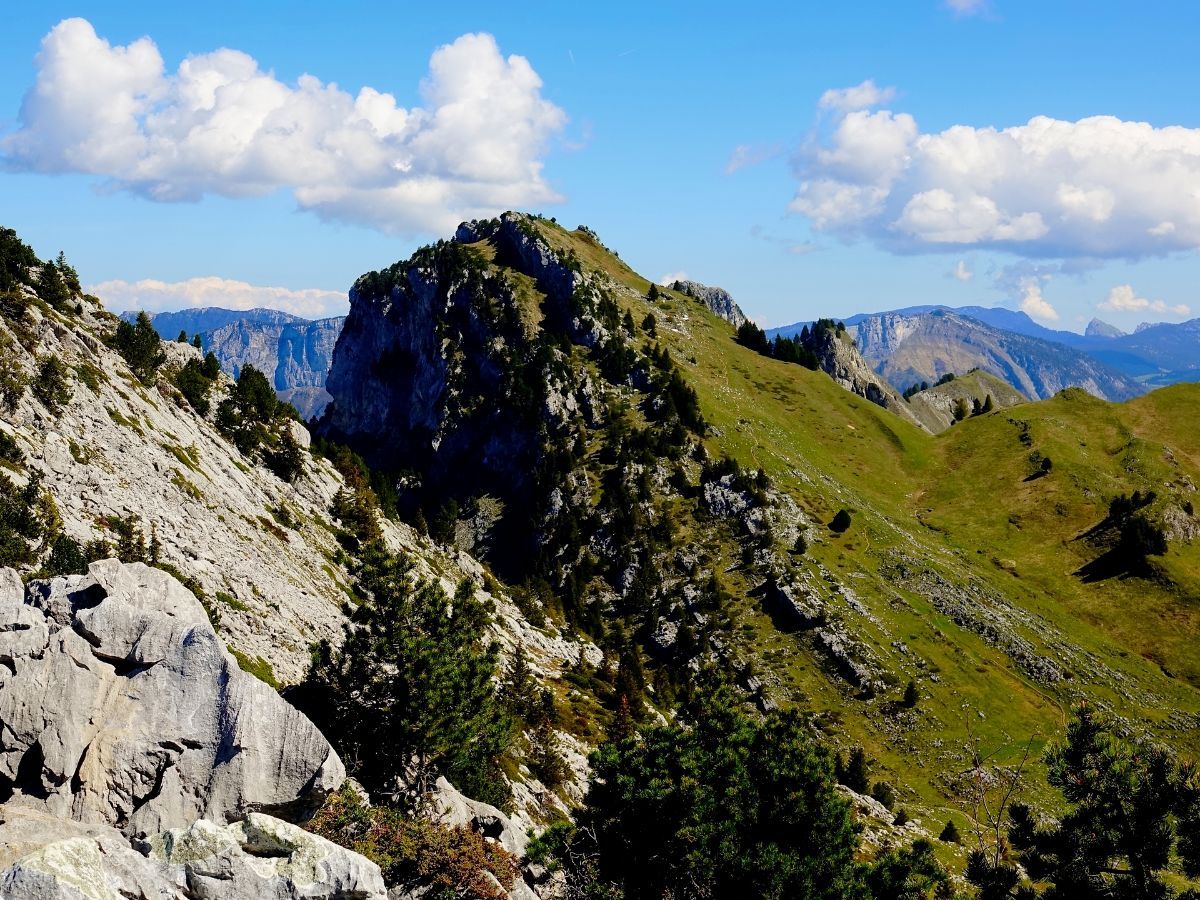 La Pointe de Talamarche, vue de la Roche Murraz.