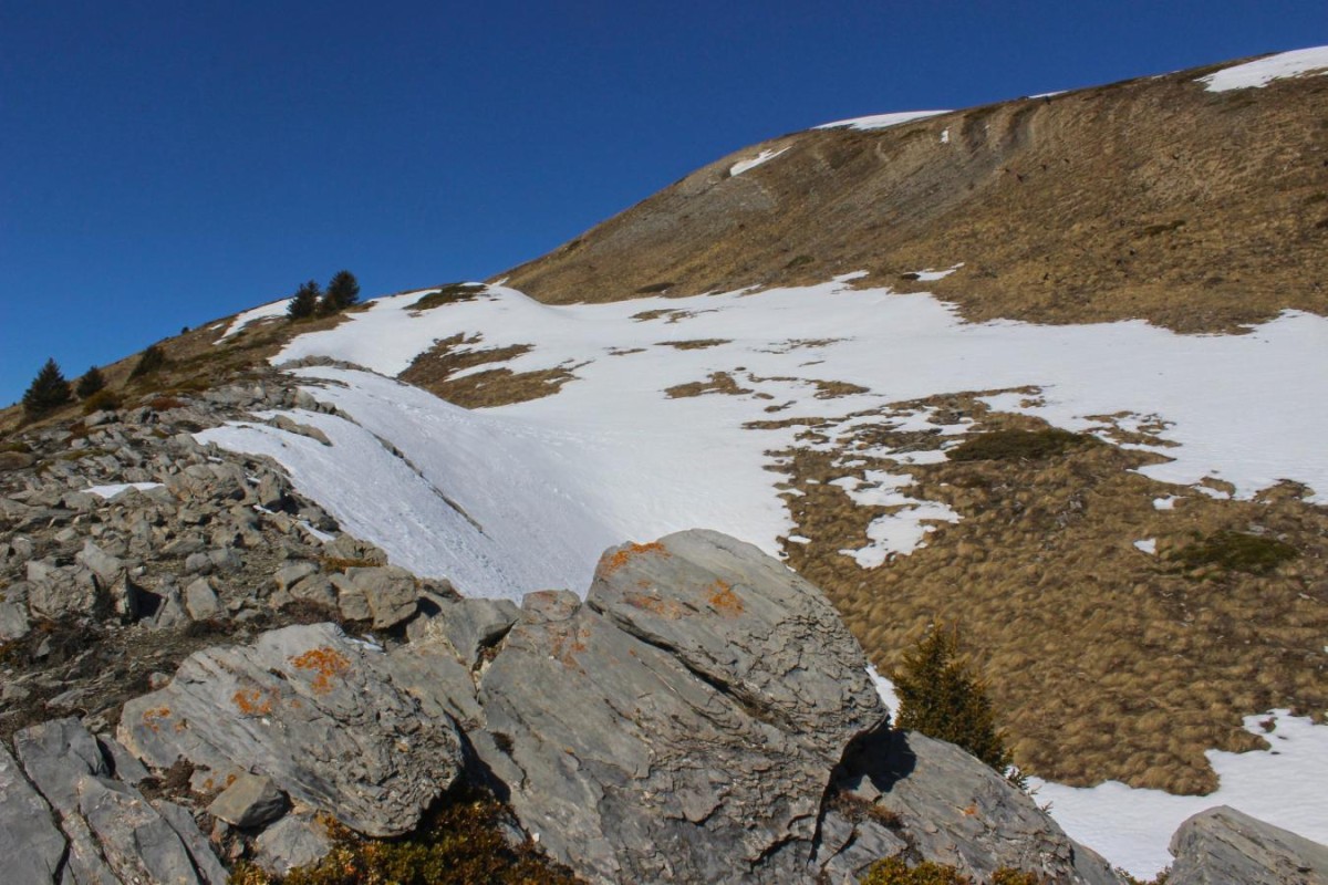 Montée vers le Rocher de l'Homme