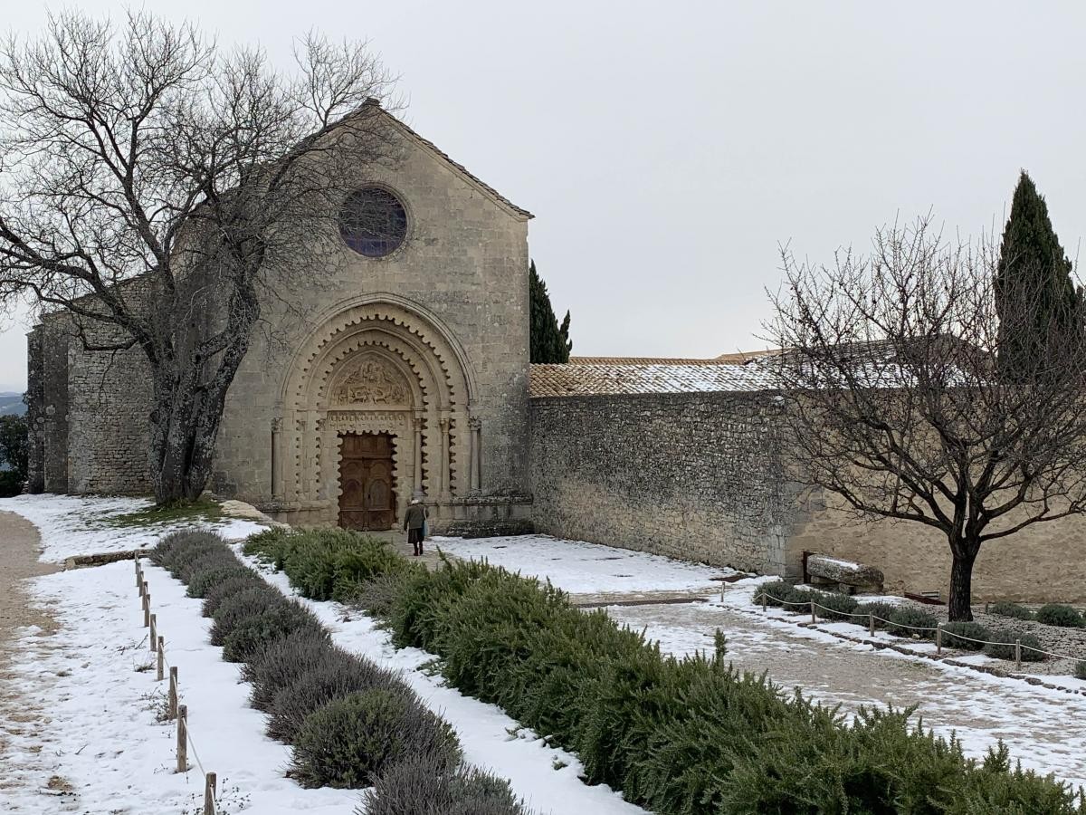 L'église du monastère de Notre-Dame de Ganagobie.