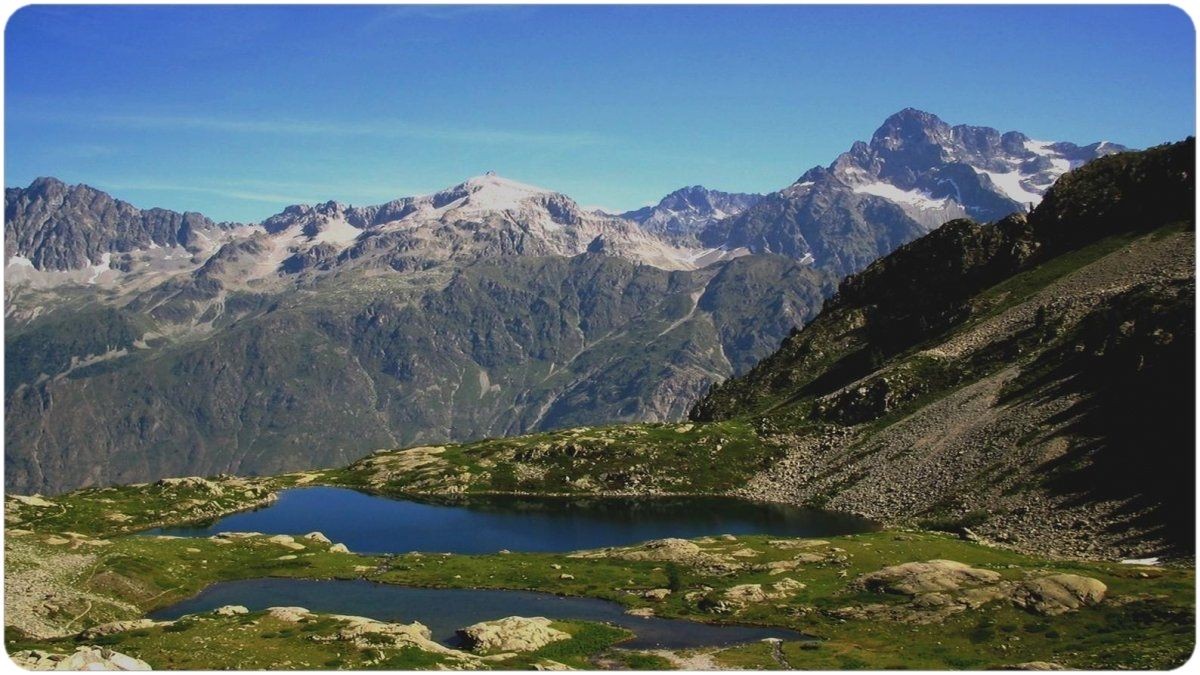Lac de Pétarel, Pic des Souffles Pic Turbat et l'Olan.