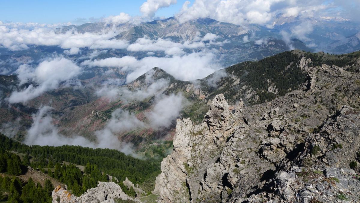 Sur la crête "Pra - Colombière"