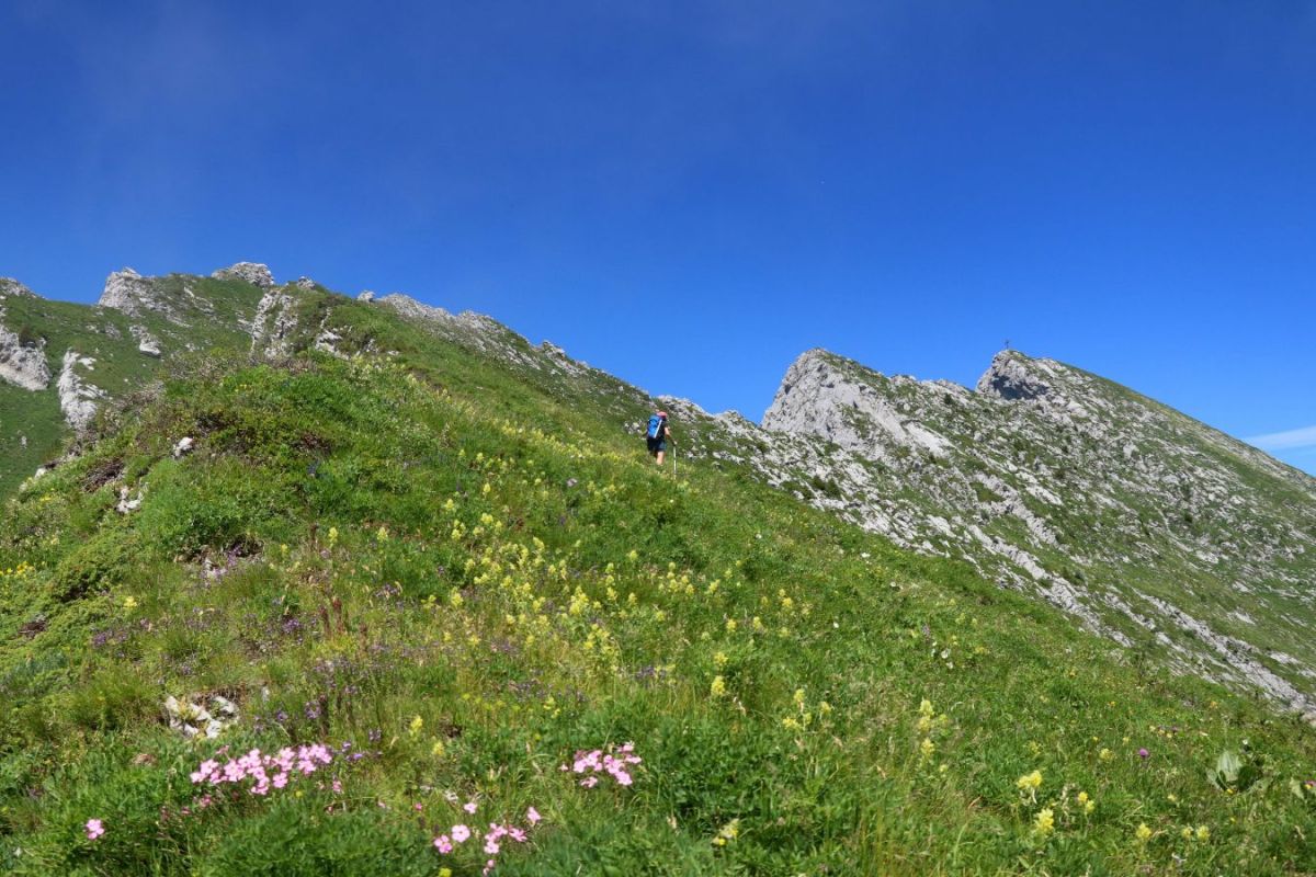 Les crêtes Sud de la Dent d'Arclusaz