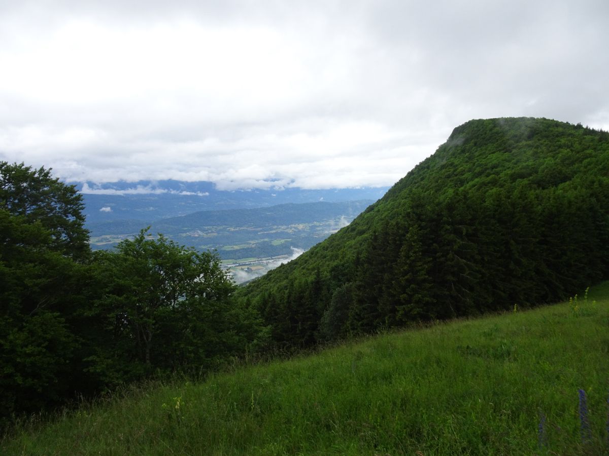 Au-dessus de la vallée de l'Isère