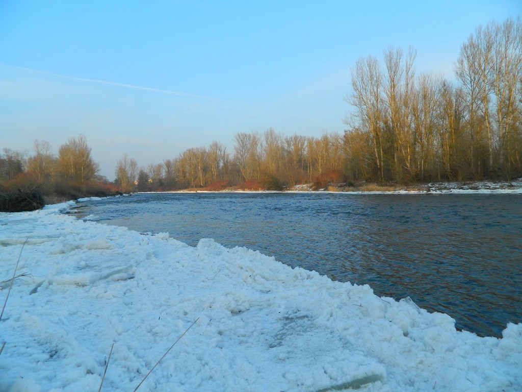 L'Ecopôle gelée en février 2012.