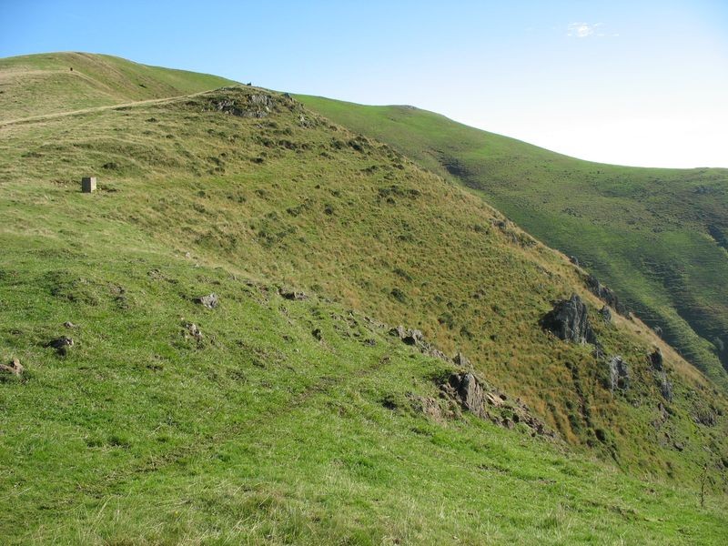 Les flancs de l'Itsasegi depuis la Vierge de Biakorri