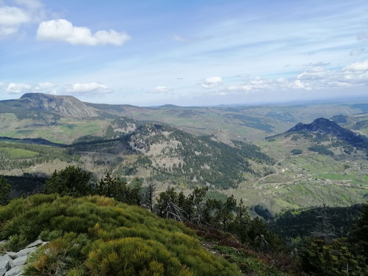 Panorama sur le Mont Mézenc