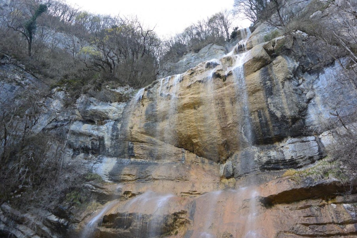La cascade de Teppes Cochon connue comme peut-être la plus belle de Chartreuse.