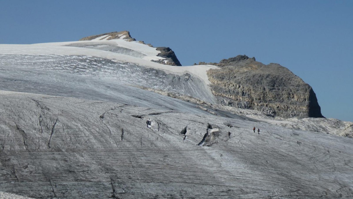 La Pointe du Dard et le glacier de l'Arcelin.