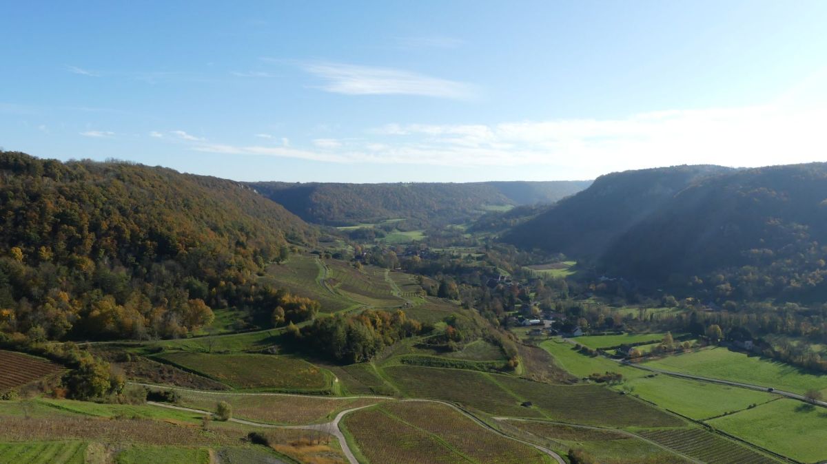 Nevy-sur-Seille depuis Château-Chalon