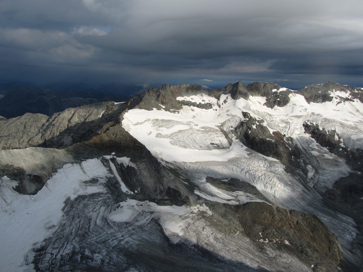 Les glaciers de la Vanoise.