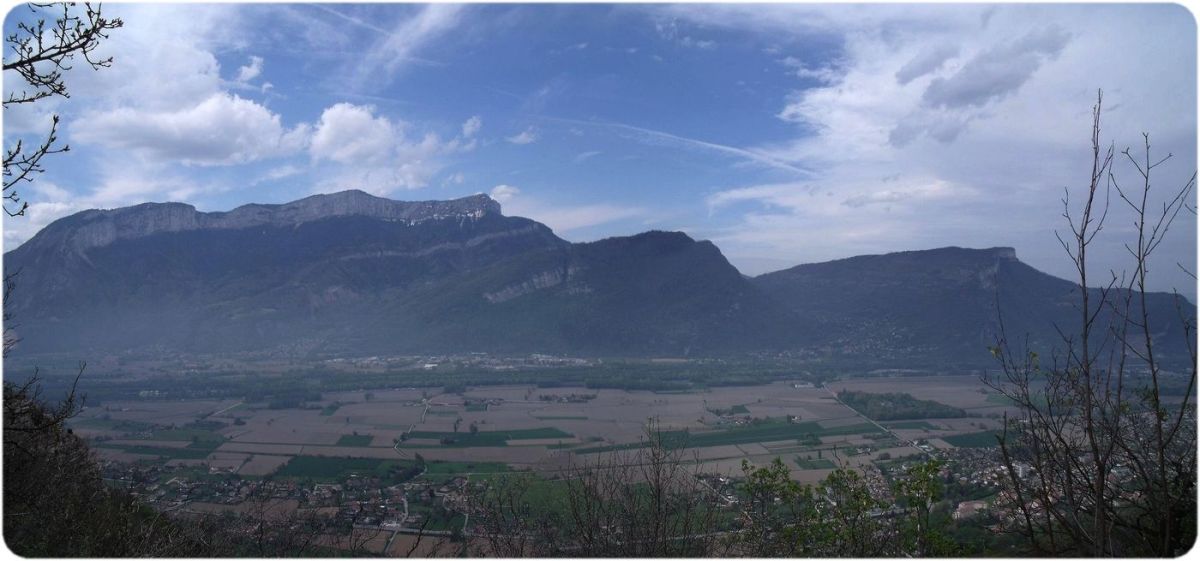 Panorama sur la Vallée de l'Isère.