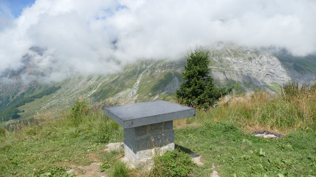 Au sommet de Praz Véchin