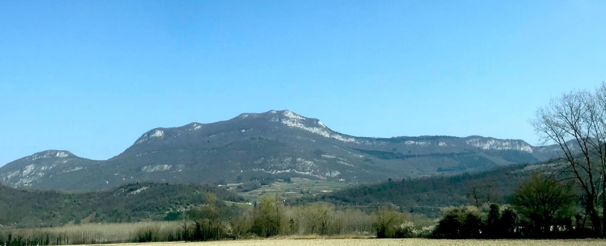 Le Mont de la Charvaz - vue générale de la plaine du Rhône