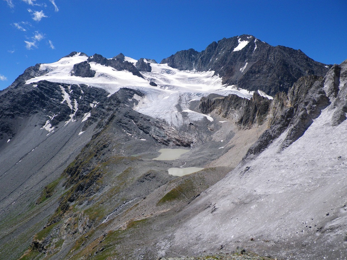 Glacier de Gébroulaz et Dôme de Polset