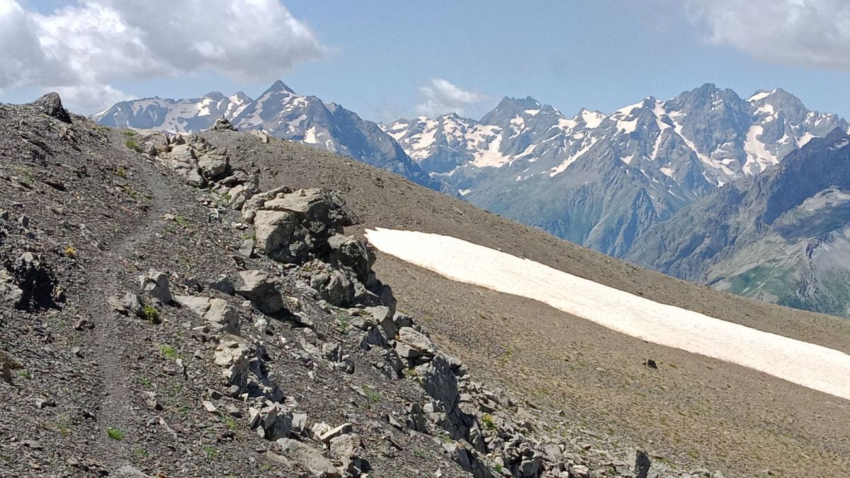 Vers le sommet de la Tête des Lauzières