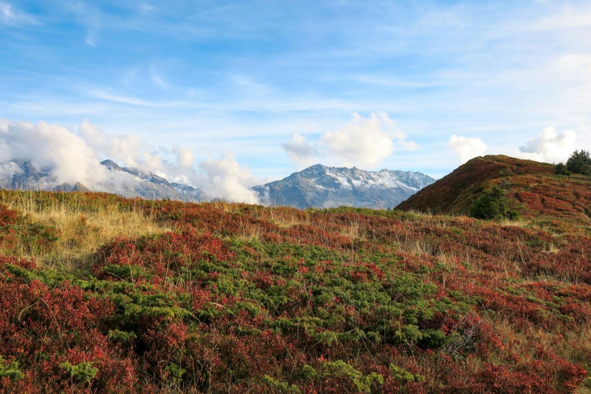 Belledonne nord, en arrivant au Grand Rocher 