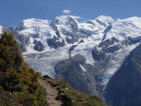 Montée face au panorama...