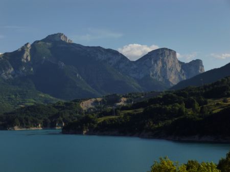 Le Gicon, la crête de la Combe des Chèvres, le Grand Brechon et le Petit Brechon.